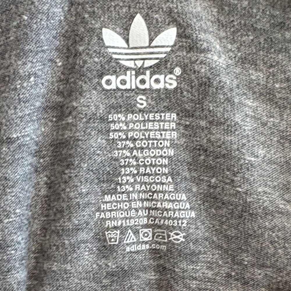 Adidas Gray New York Knicks Short Sleeve Tee - Picture 2 of 3